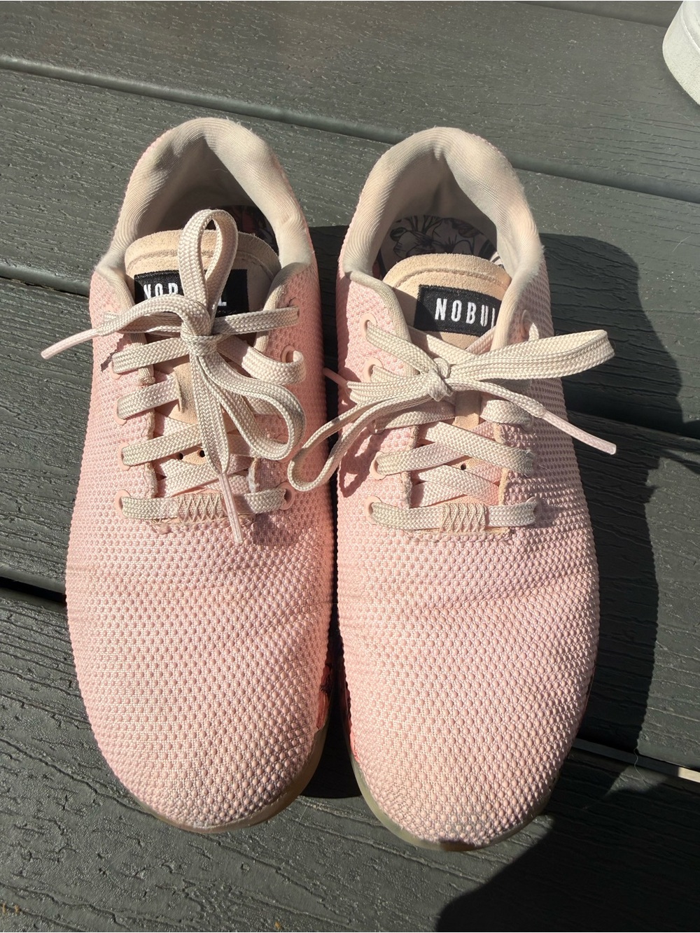 NOBULL Women’s Pink Knit Sneakers